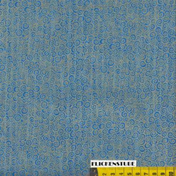 Tivoli Scroll blau/gold